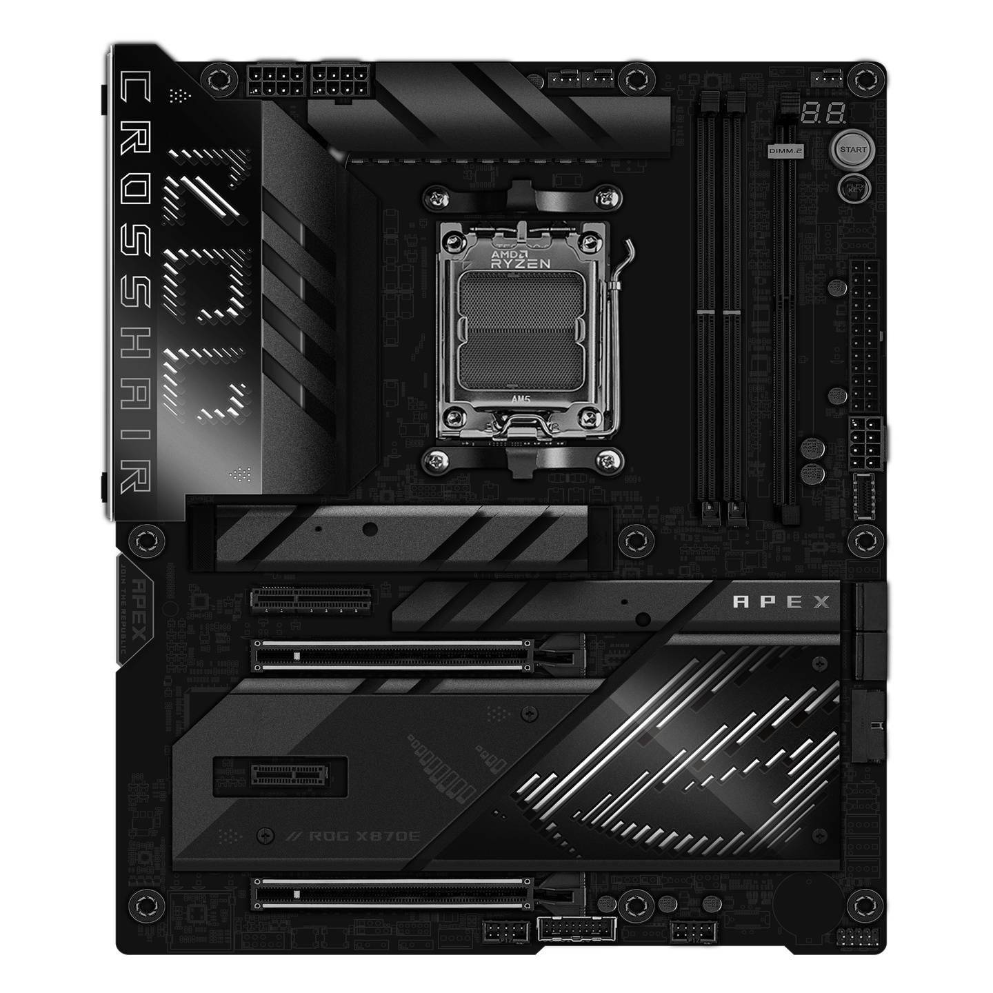 华硕 ROG 官宣首款超频取向 AMD 主板 Crosshair X870E Apex