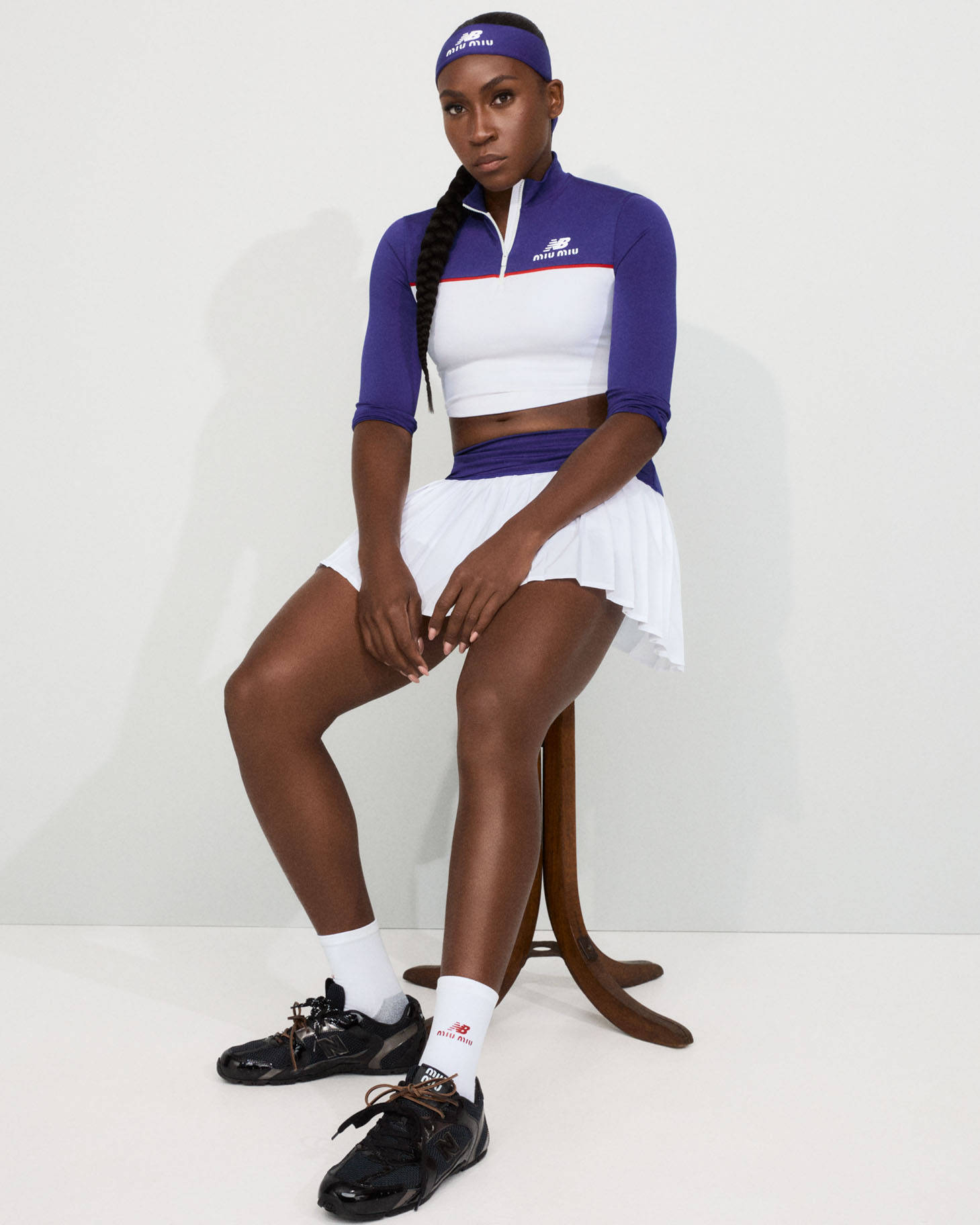 奢侈品媒体｜Coco Gauff演绎New Balance x Miu Miu，舒适与时髦不再二选一｜奢华奢侈媒体 NEW BALANCE X MIU MIU WITH COCO GAUFF合作系列